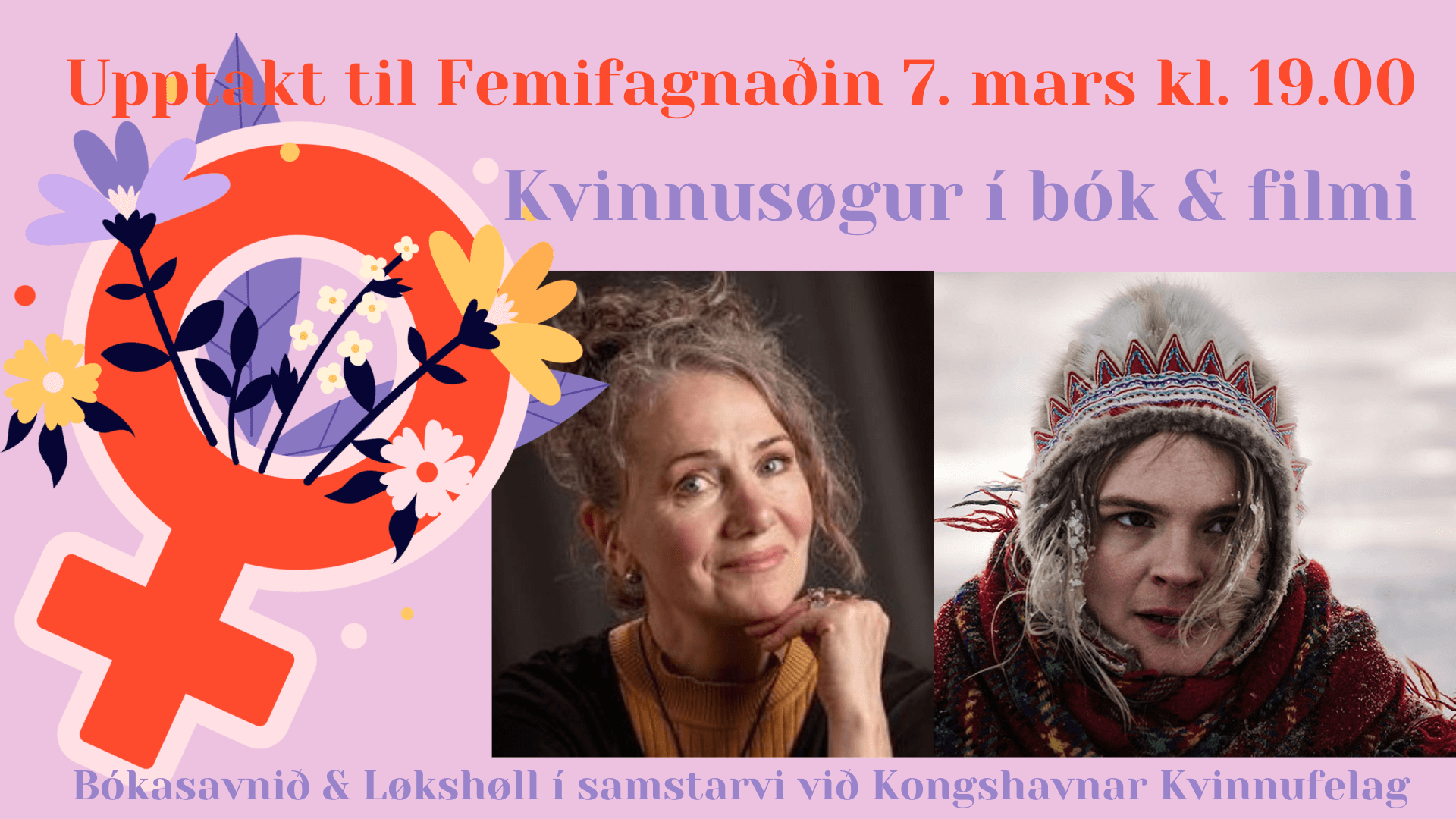 Kvinnusøgur í bók og filmi