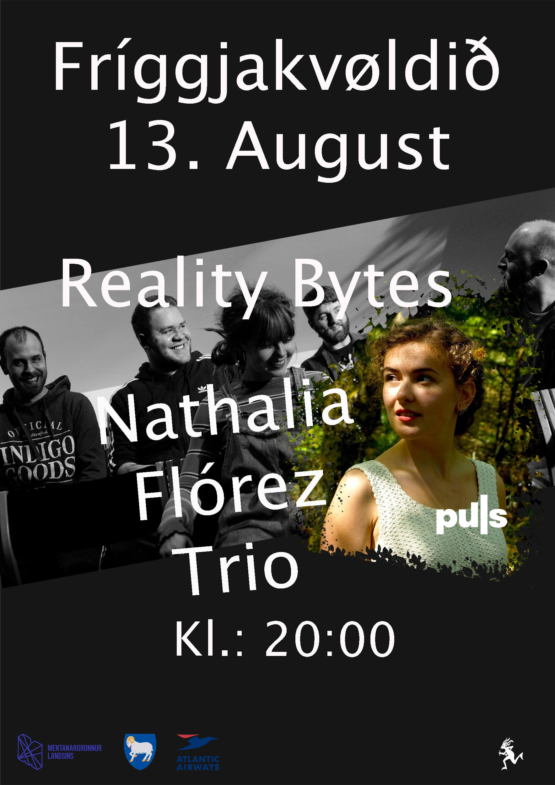 Dubult-konsert við Nathaliu Florez trio & Reality Bites og ábit