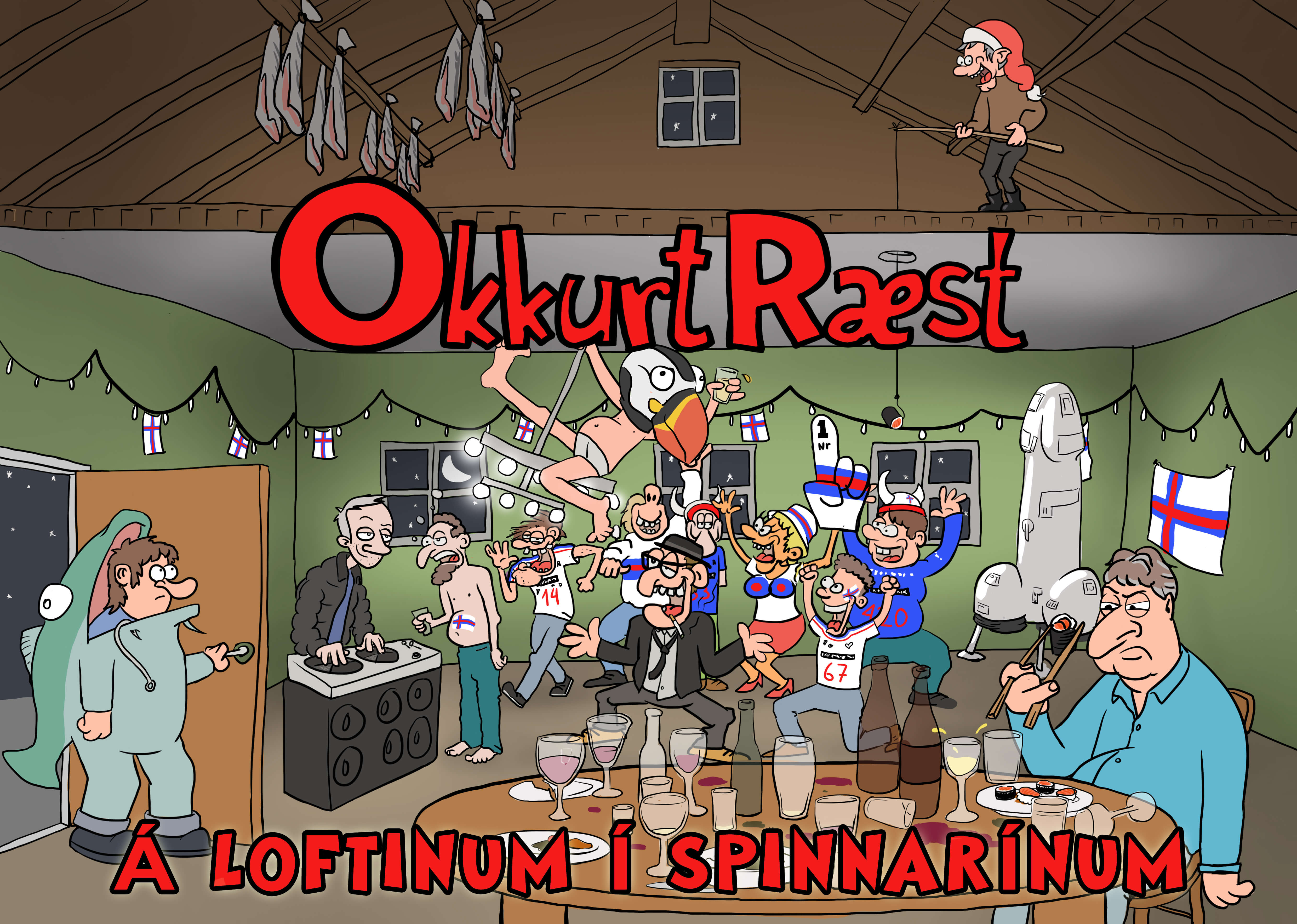 Okkurt ræst á loftinum í Spinnarínum