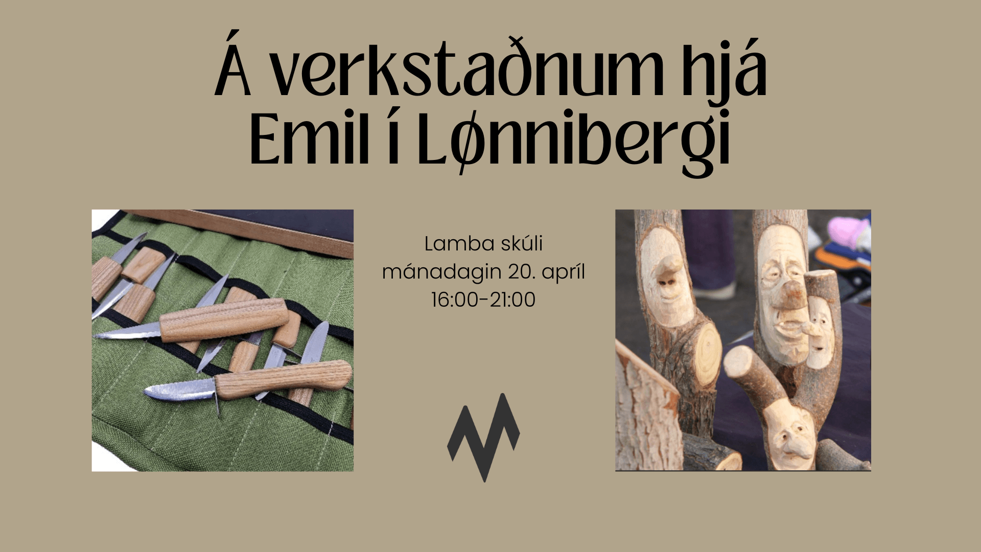 Á verkstaðnum hjá Emil í Lønnibergi