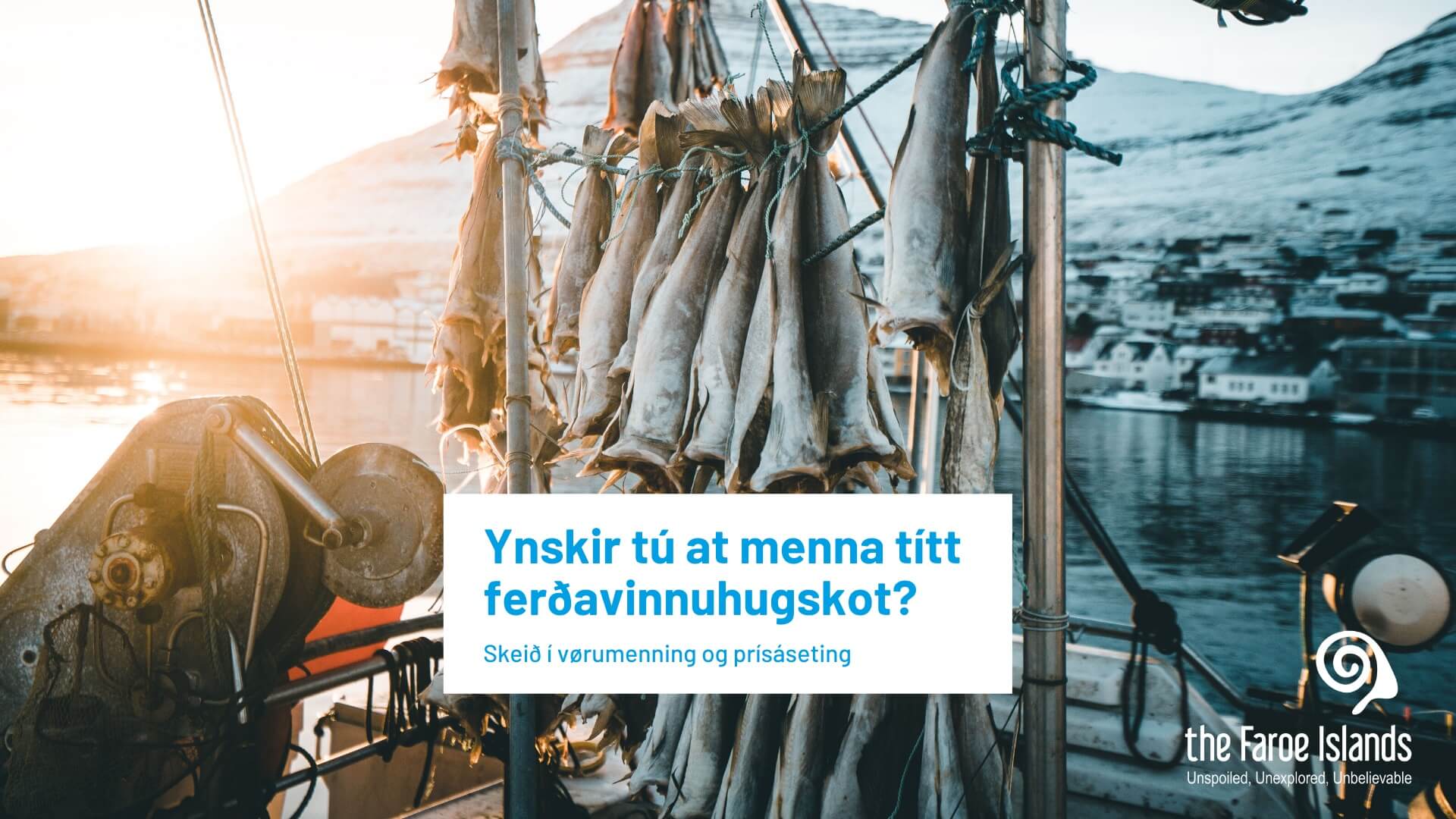 Skeið í vørumenning og prísáseting innnan Ferðavinnu
