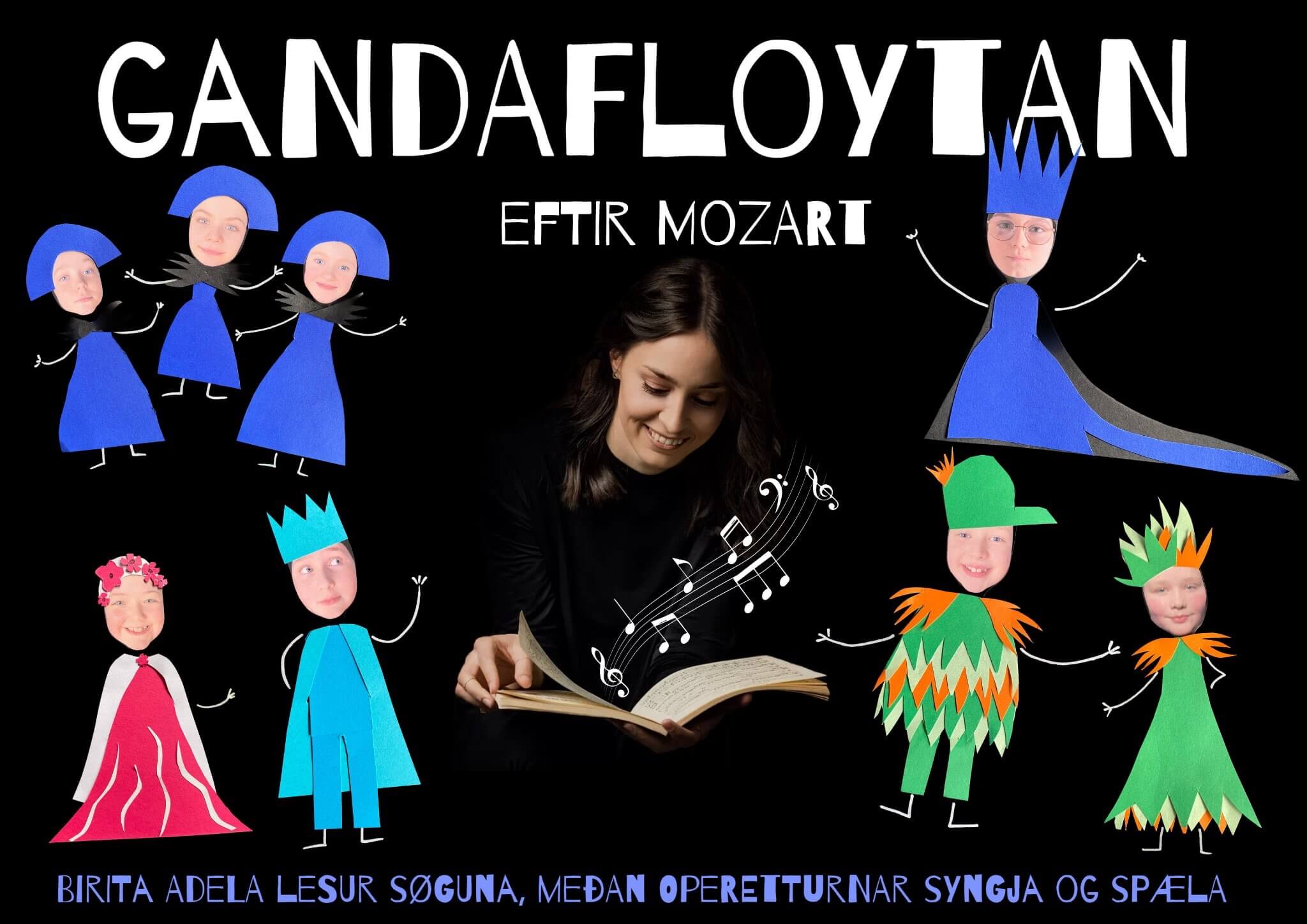 Gandafloytan eftir Mozart - tiltak fyri børn