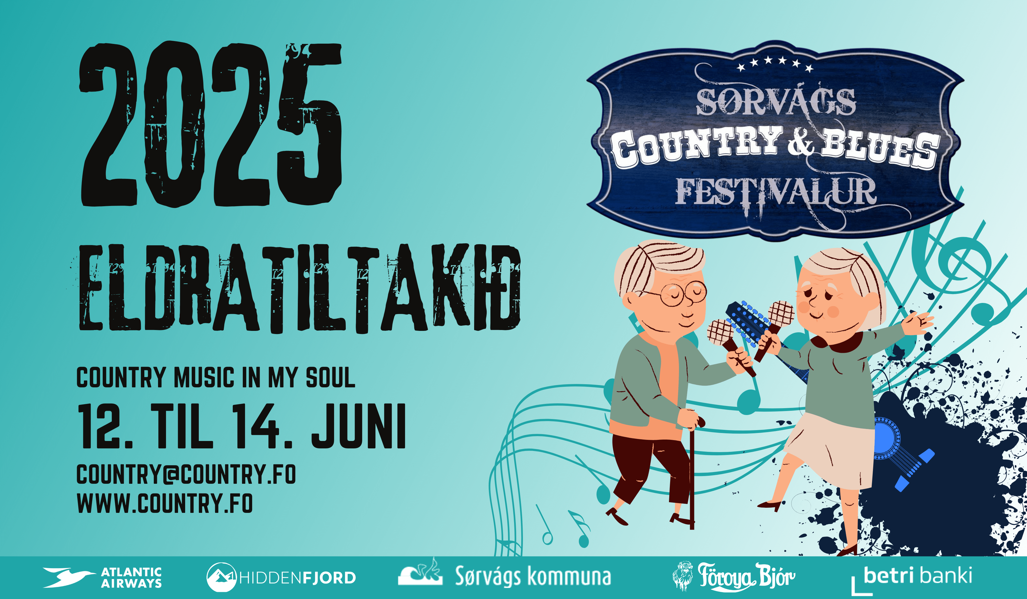 Country Festivalurin 2025 - Eldratiltak
