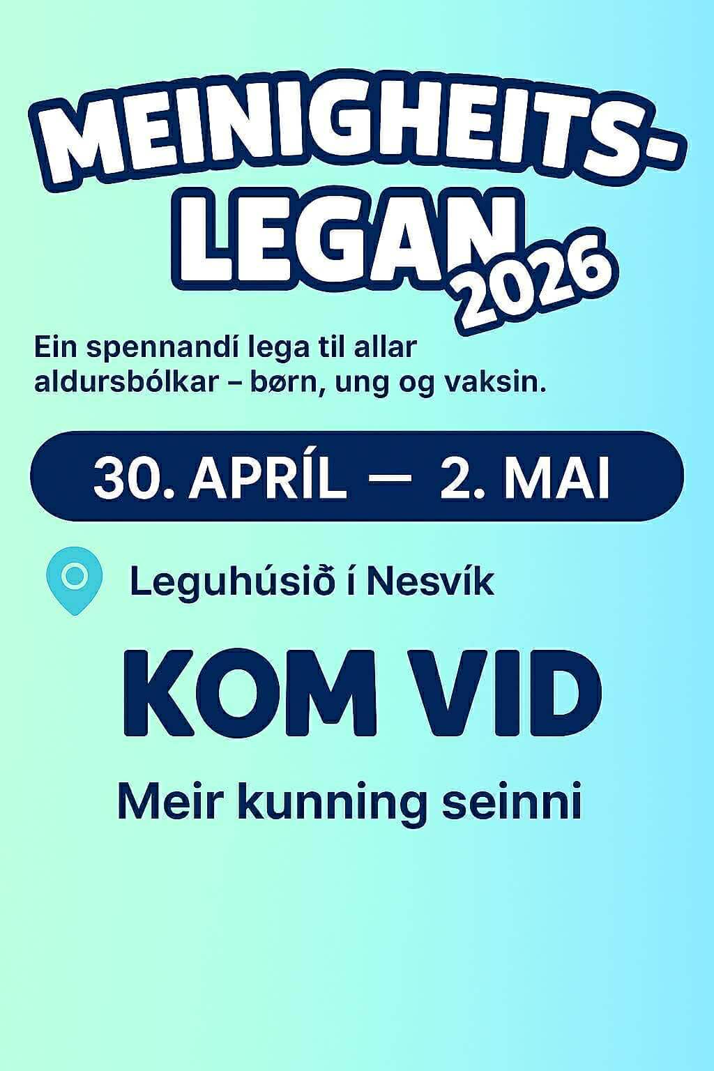 Meinigheitslegan 2026