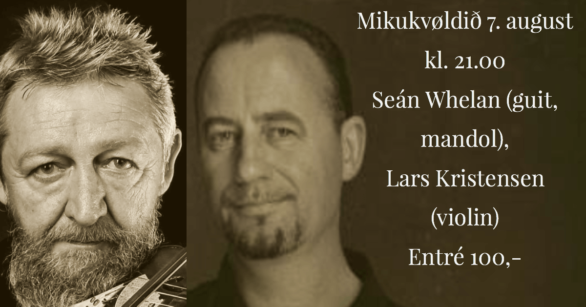 Seán Whelan (guitar, mandolin), Lars Kristensen (violin)