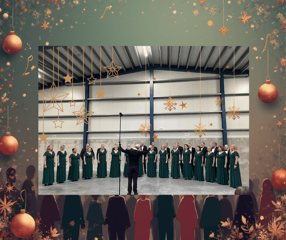 Jólaligir kórtónar við stórum klangi