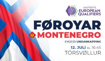 Føroyar - Montenegro