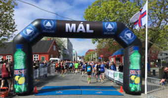 Hjálparfólk til Atlantic Airways Tórshavn marathon