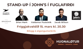 Stand-up í John's í Fuglafirði