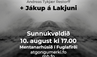 Konsert: URÐ (Jógvan Joensen, Tróndur Bogason, Andreas T. Restorff) + Jákup á Lakjuni