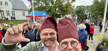 maður:glotti í Listastovuni