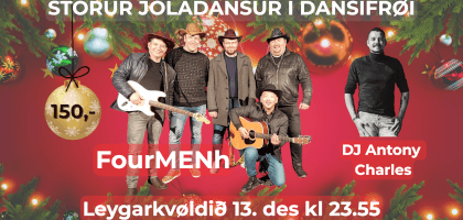 Dansur við FourMENh og DJ Antony Charles