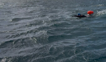 Havsvimjing av Skála til Søldarfjarðar