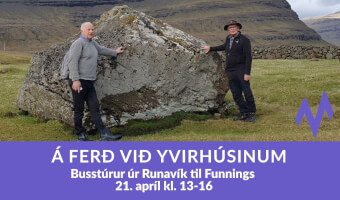 Á ferð við Yvirhúsinum
