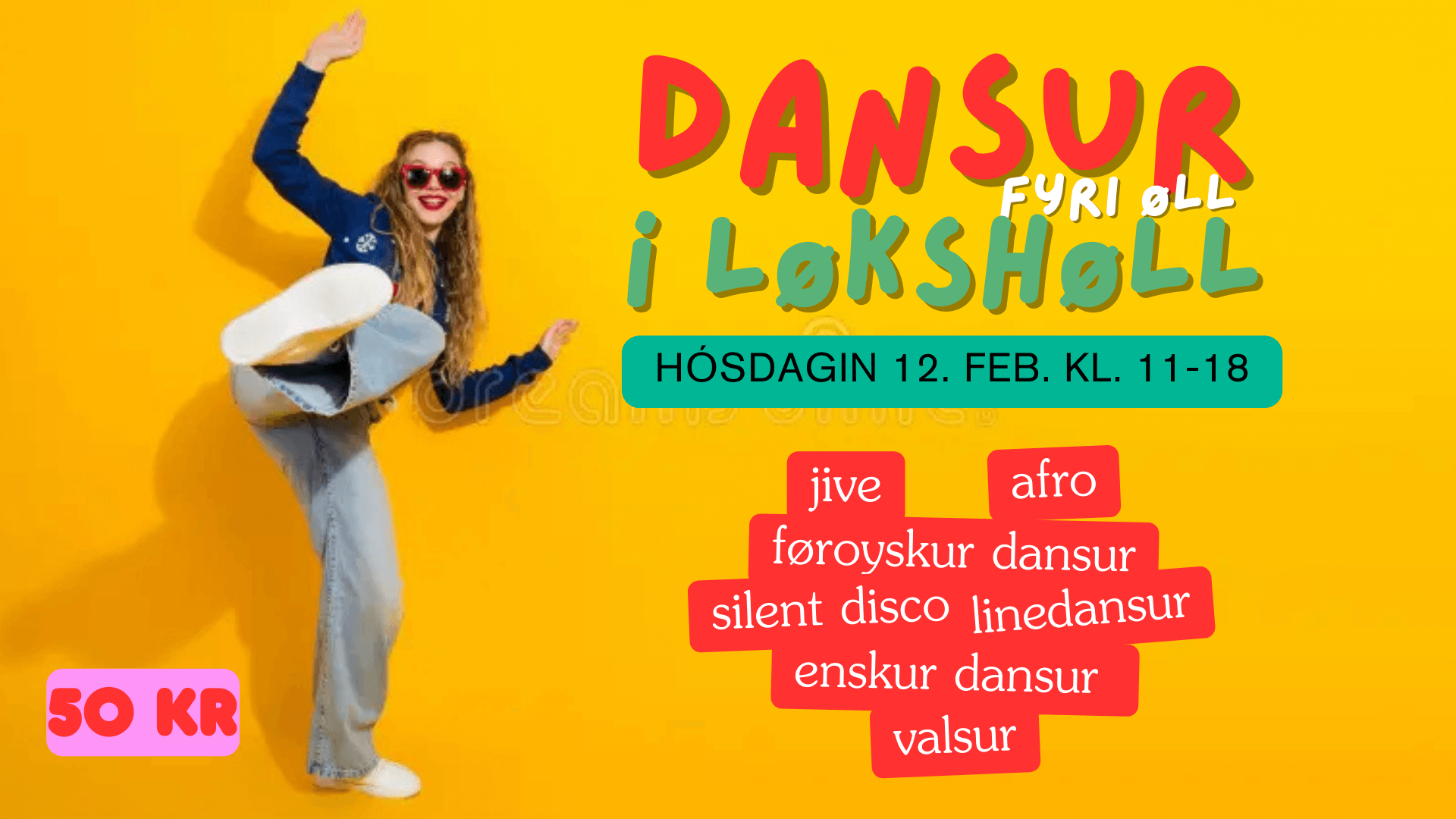 Dansur fyri øll í vetrarferiuni