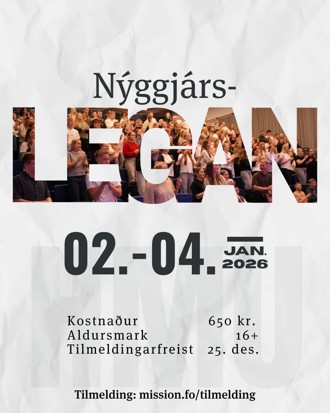 Nýggjárslegan 2026